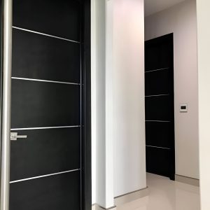 Black HDF Room Door