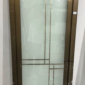 Full glass turkey toilet door