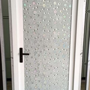 Full glass turkey toilet door