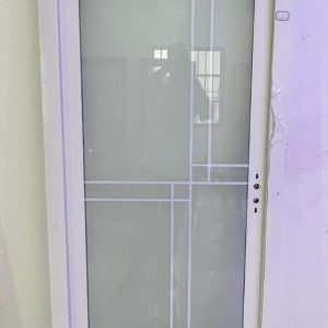 Full glass turkey toilet door