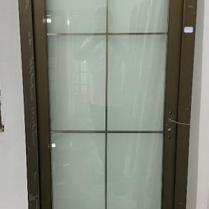 Full glass turkey toilet door